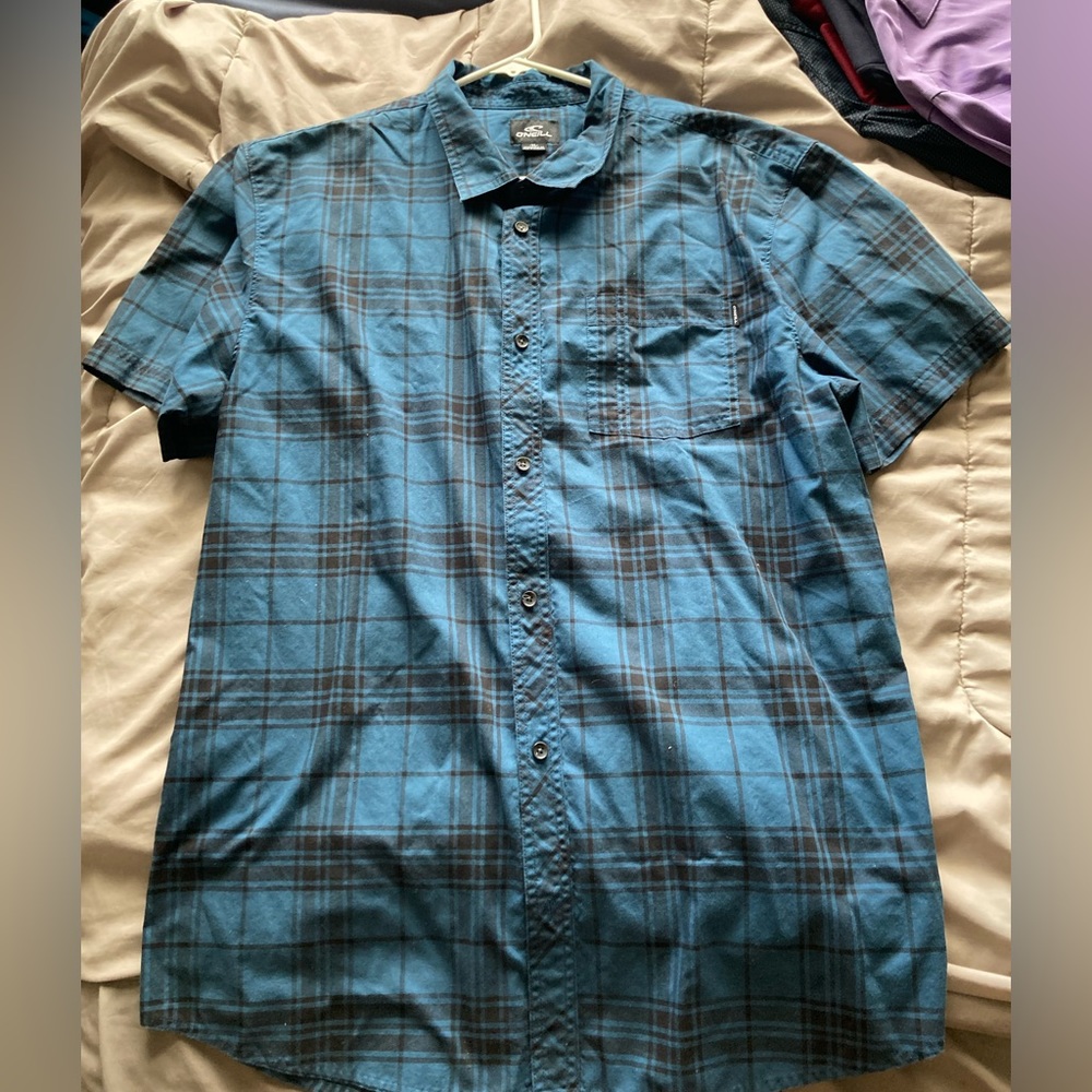 ONEILL XL Short sleeve button up shirt